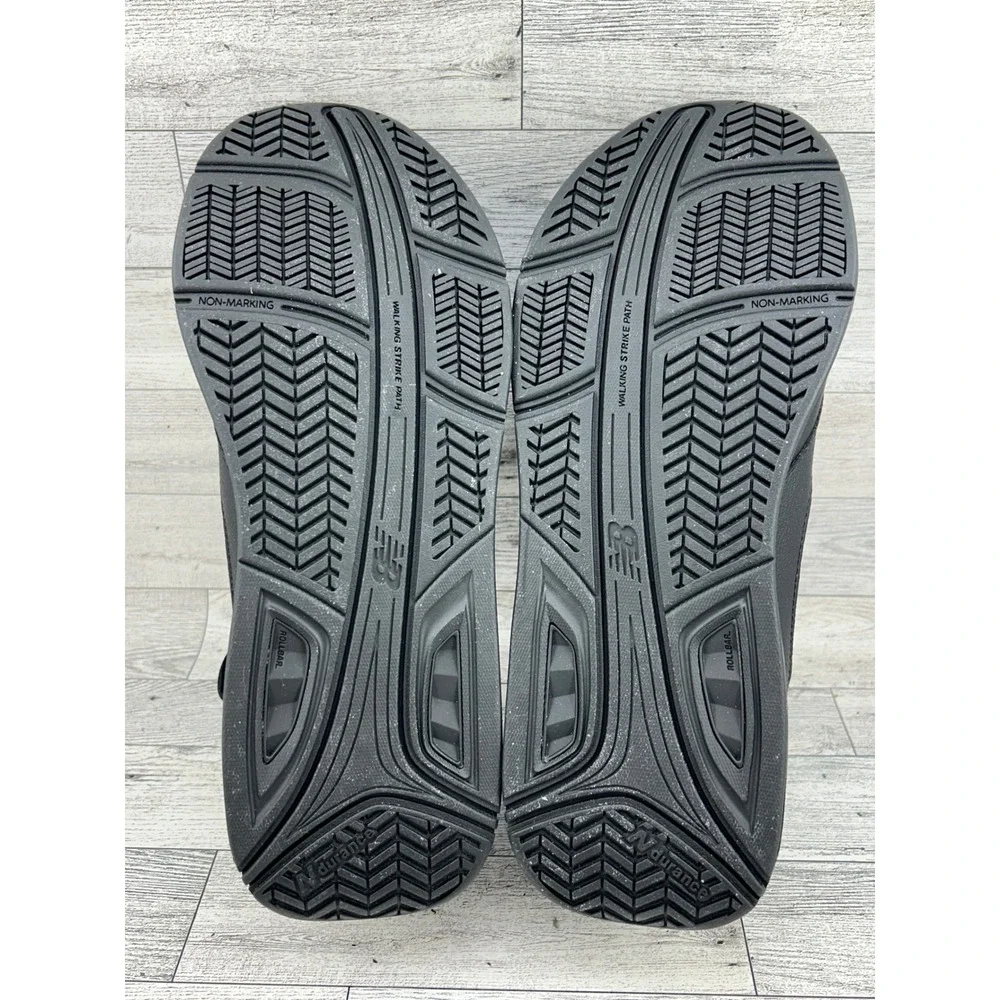 New Balance 928v3 Women Sz 10D Wide Black Leather Walking Shoes WW928BK3 Rollbar